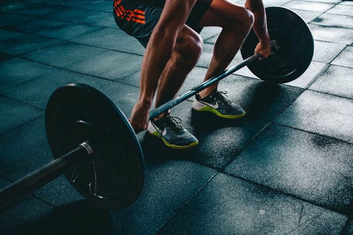 Person exercising and staying active